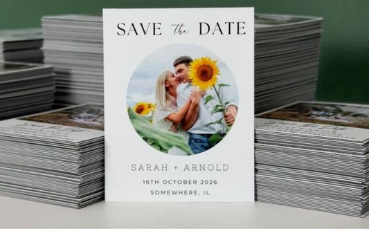 Save the Date Refrigerator Magnets - Custom Wedding Announcement Magnets